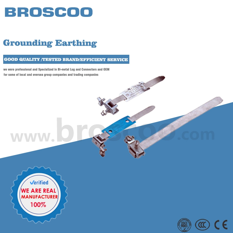 UK Type Adjustable Earth Clamps Copper Grounding