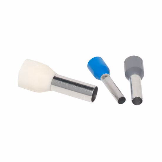 Изолированная клемма типа E. Изолированные наконечники для шнурков. Концевая клемма шнура.